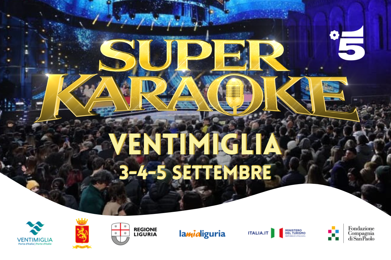 SuperKaraoke Ventimiglia 3-4-5 settembre 2026